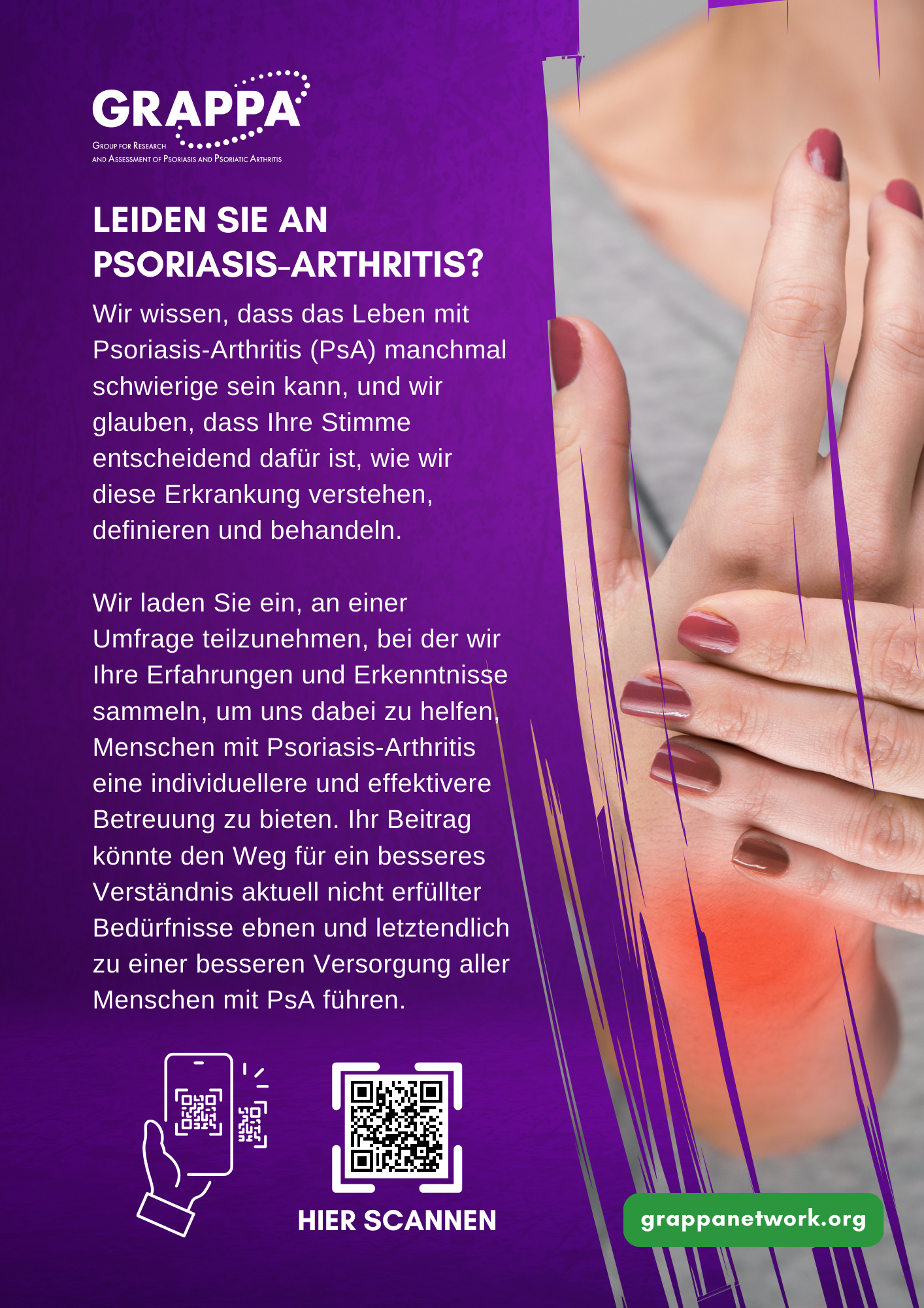 DT2 Patient Survey Flyer - German